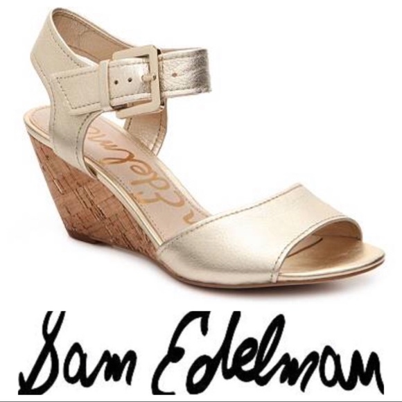 Sam Edelman Shoes - 💕SALE💕 Sam Edelman Golden Shirley Wedge Sandals